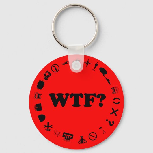 WTF キーホルダー (正面)