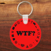 WTF キーホルダー (正面)