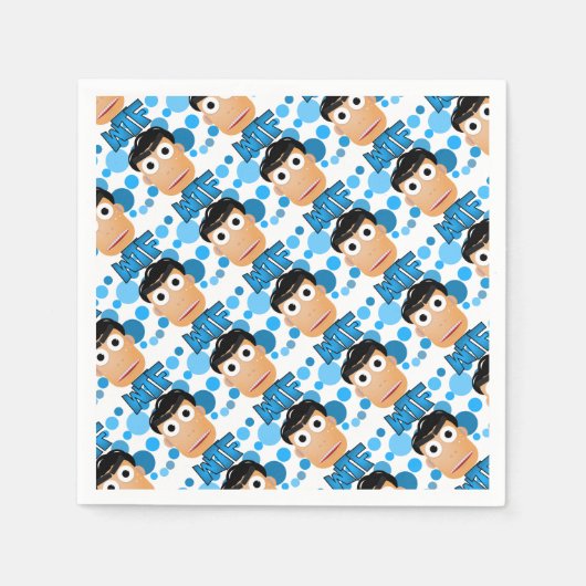 WTF スタンダードカクテルナプキン (正面)