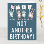 WTF?ハッピーバースデーカード カード (黄色い花)