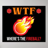 WTF – ファイヤーボールはどこにある？ ポスター (正面)