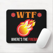 WTF – ファイヤーボールはどこにある？ マウスパッド (マウス)