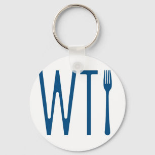 WTF -フォークのユーモアの商品何 キーホルダー
