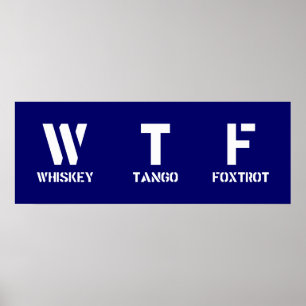 WTF ポスター
