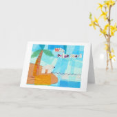 WTF、ポーラーベア？ カード (黄色い花)