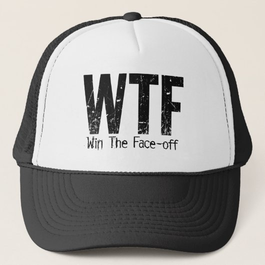 WTF: 勝って下さい対決(ホッケー)に キャップ (正面)