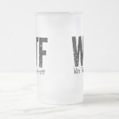 WTF: 勝って下さい対決(ホッケー)に フロストグラスビールジョッキ (中央)