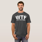 WTF:家族と(白) Tシャツ (正面フル)