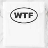 WTF 楕円形シール (バッグ)