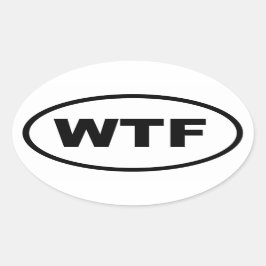 WTF 楕円形シール