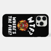 WTF 消防士はどこ iPhoneケース (裏面横)