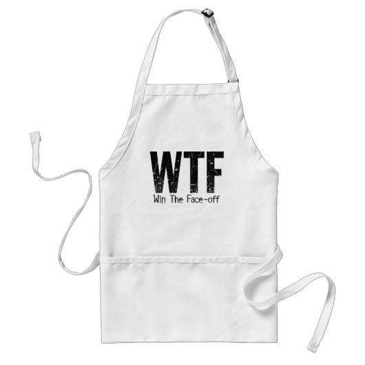 WTF:顔オフ(ホッケー) スタンダードエプロン (正面)