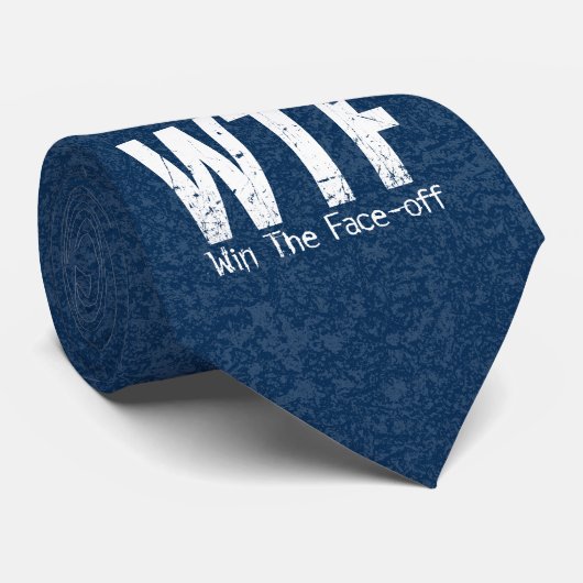 WTF:顔オフ（ホッケー）タイで勝利 ネクタイ (ロール)