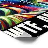 Wtf America Statue Of Liberty Crying  ポスター (角)