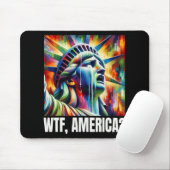 Wtf America Statue Of Liberty Crying  マウスパッド (マウス)