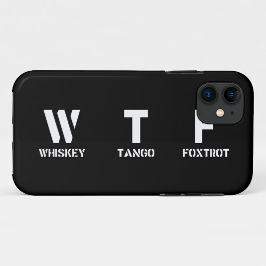 WTF Case-Mate iPhoneケース (裏面(横))