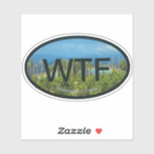 WTF Fraser カットビニールステッカー シール (シート)