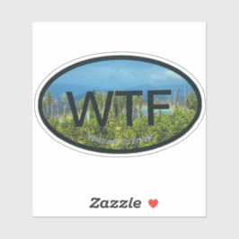 WTF Fraser カットビニールステッカー シール