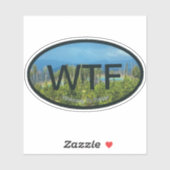 WTF Fraser Custom-Cut Vinyl Sticker シール (シート)