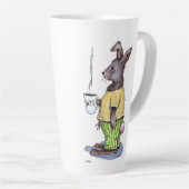 WTF Rabbit latte mug カフェラテマグ (右アングル)