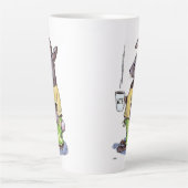 WTF Rabbit latte mug カフェラテマグ (正面)