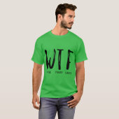 wtf thanksgiving shirt tシャツ (正面フル)