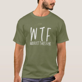 WTF Wanderlustがフライト退職旅行に乗り出す Tシャツ