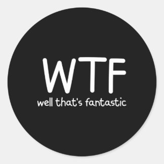 Wtf Well T'Sファンタスティックなジョーク家族 ラウンドシール