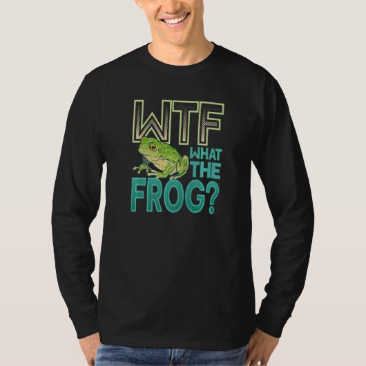 WTF  What The Frog Amphibian  1 Tシャツ (正面)
