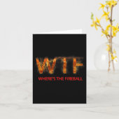 Wtf Where39sファイアボール カード (黄色い花)