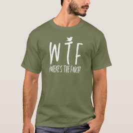 WTF Where is the Finch Retirement Birdおたく Tシャツ