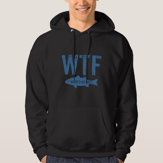 Wtf Where S The Fish パーカ (正面)