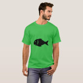 WTF WHERE THE FISH おもしろい SPOOF Tシャツ (正面フル)