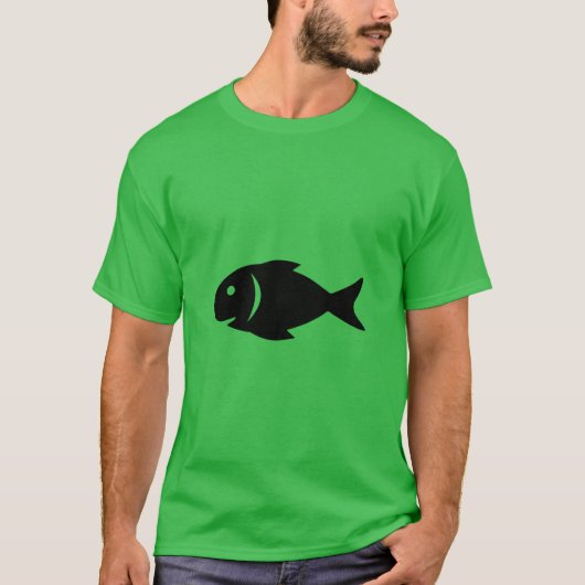 WTF WHERE THE FISH おもしろい SPOOF Tシャツ (正面)