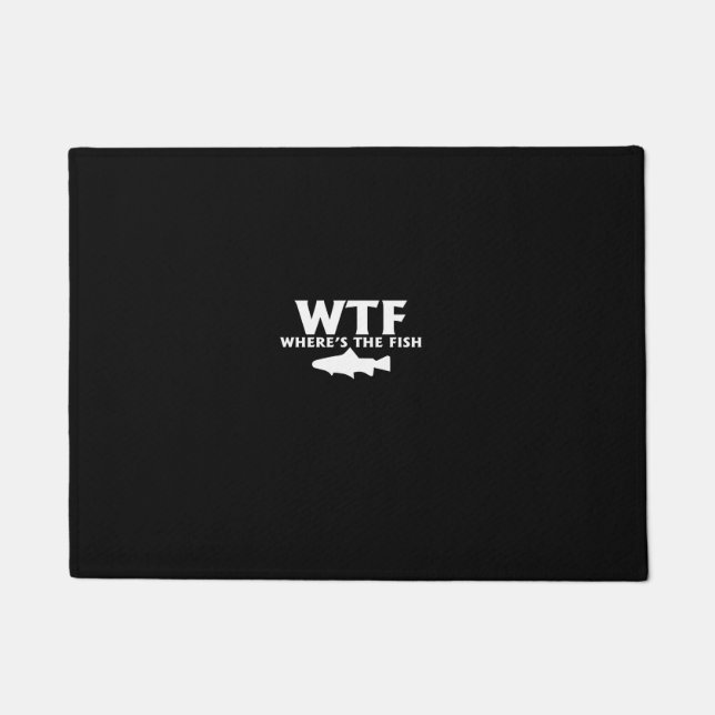 wtf where's the fish ドアマット (正面)