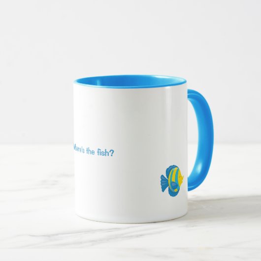 WTF? Where's the Fish? マグカップ (正面右)