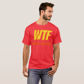 WTF WHERESHE FOOD フレンズ Tシャツ (正面フル)