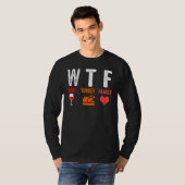 WTF Wine Turkey Family   Thanksgiving Tシャツ (正面フル)