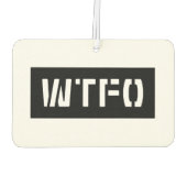 WTFO カーエアーフレッシュナー (裏面)