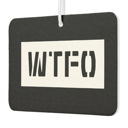 WTFO カーエアーフレッシュナー (左)