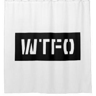 WTFO シャワーカーテン