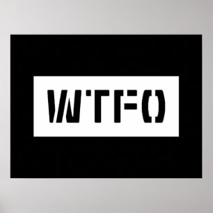 WTFO ポスター