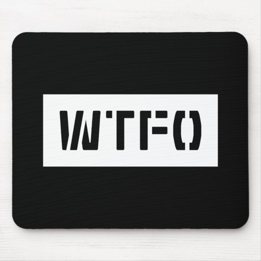 WTFO マウスパッド (正面)