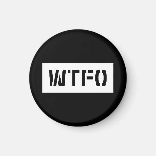 WTFO マグネット (正面)