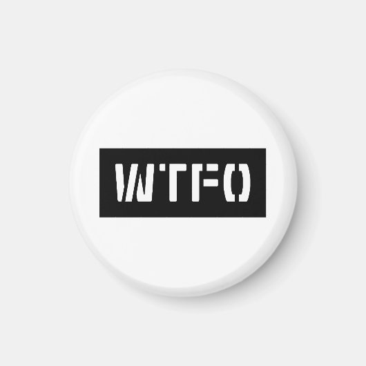 WTFO マグネット (正面)