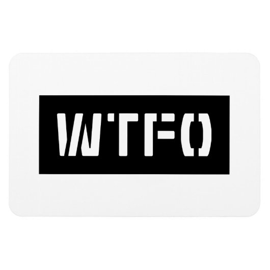 WTFO マグネット (横)