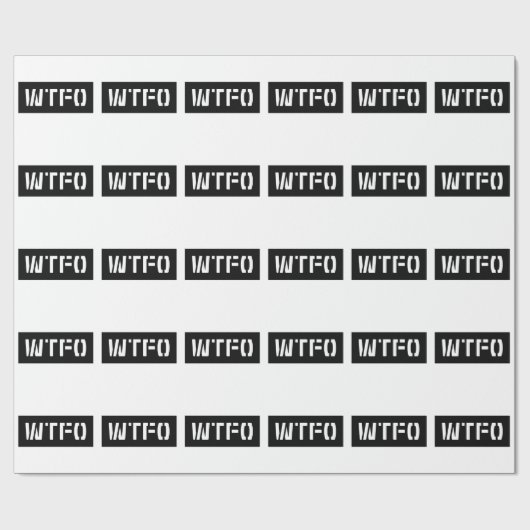WTFO ラッピングペーパー (フラット)