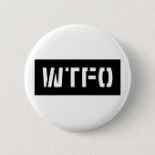WTFO 缶バッジ (正面)
