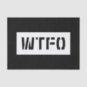 WTFO 薄葉紙 (正面)