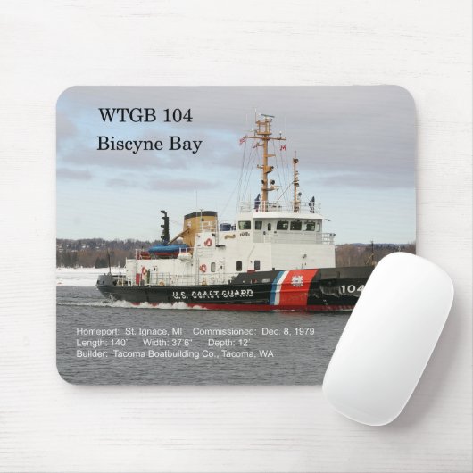 WTGB 104 Biscyne Bay mousepad マウスパッド (マウス)